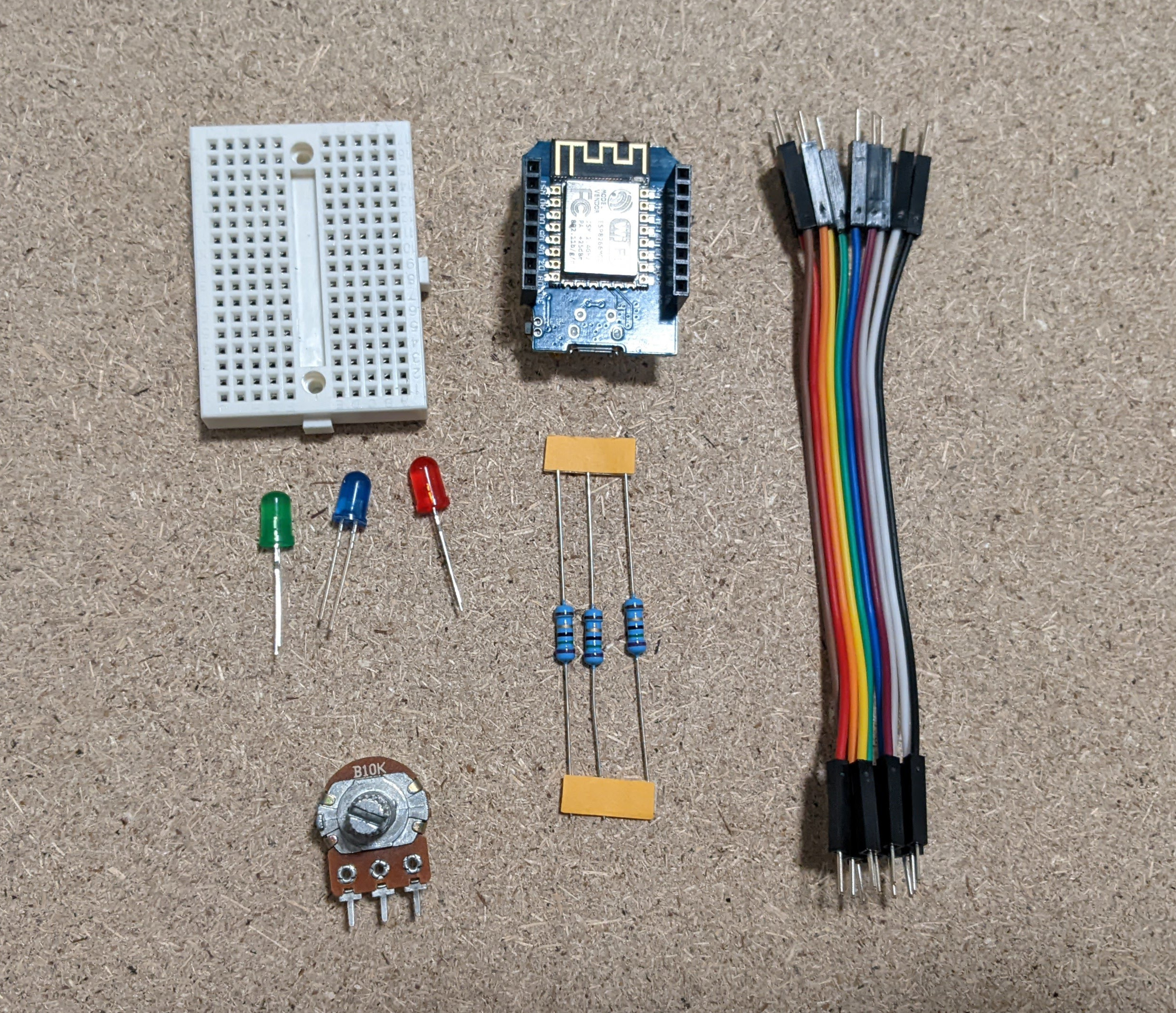 parts for first potentiomater project